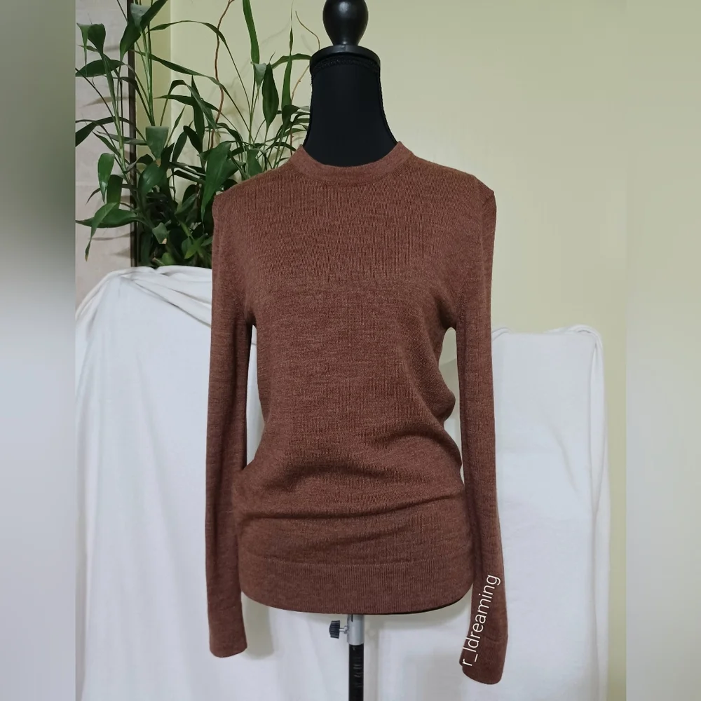 NWOT Brown Merino Wool Sweater Size XS By Banana Republic Factory